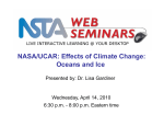 NASA/UCAR: Effects of Climate Change: Oceans and Ice