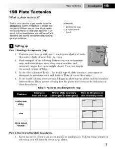 19B Plate Tectonics