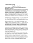 Why Biomechanics?