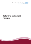 Referring to Enfield CAMHS