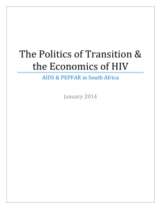 The politics of transition and the economics of HIV - Health