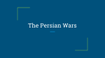 The Persian Wars - Warren County Schools