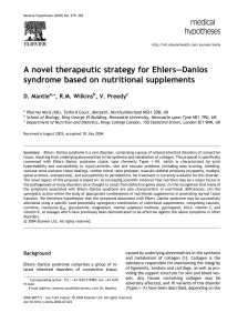 A novel therapeutic strategy for Ehlers–Danlos syndrome based on