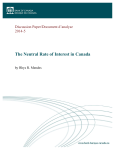 The Neutral Rate of Interest in Canada