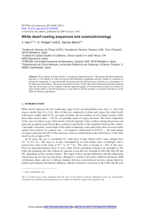 White dwarf cooling sequences and cosmochronology