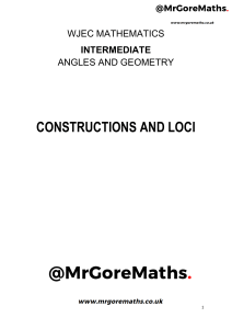 Loci and Constructions