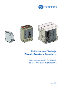 Guide to Low Voltage Circuit-Breakers Standards