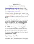 Bulk Electrolysis: Electrogravimetry and Coulometry