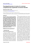 Pseudoparkinsonism - Scientific Research Publishing