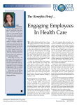 Engaging Employees in Healthcare June 01, 2014