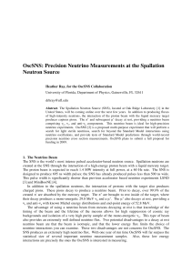 OscSNS: Precision Neutrino Measurements at