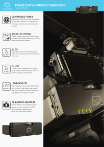 power station product brochure