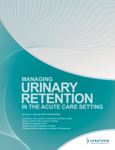 Managing Urinary Retention PDF