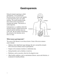 Gastroparesis - Spanish - Health Information Translations