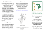 Trifold brochure - Michigan Native Plant Producers Association