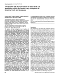 Localization and characterization of white blood cell populations