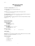 Math 150 Lecture Notes Real Numbers