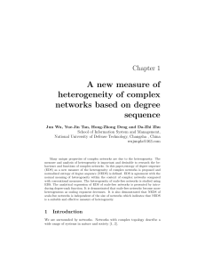 A new measure of heterogeneity of complex