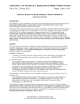 Vol. 8, No. 3, March 2012 “Happy Trials to You” Adverse Event and