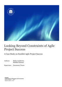 Looking Beyond Constraints of Agile Project Success