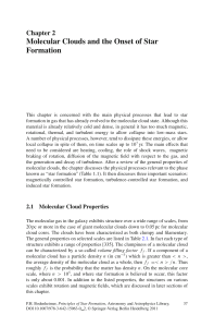 Molecular Clouds and the Onset of Star Formation