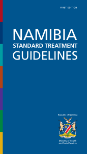 Namibia Standard Treatment Guideline 2011