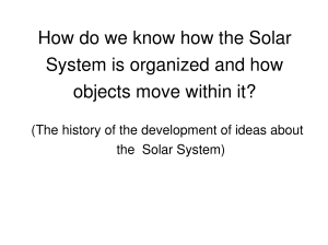 How do we know how the Solar System is