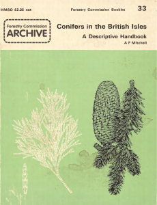 Forestry Commission Booklet: Conifers in the British Isles