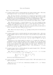 (1) A regular triangle of side n is divided uniformly into regular