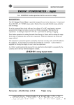 ENERGY / POWER METER - digital