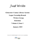 Just Write - Gloucester County Library System