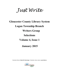 Just Write - Gloucester County Library System