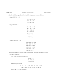 Math 4310 Solutions to homework 1 Due 9/1/16