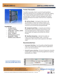 ASCOR Datasheet - 3000-52, 2(8x16), 2-wire, 70MHz - Giga