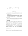 Recitation Handout 2: Demand Estimation : Overview