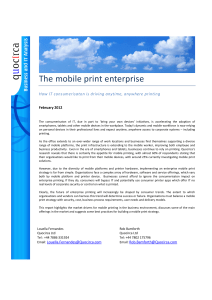 The mobile print enterprise - M2