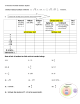 Natural Whole Integer Choose only one: Real Rational Irrational 0 5