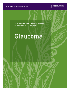 Practicing Ophthalmologists Curriculum Glaucoma
