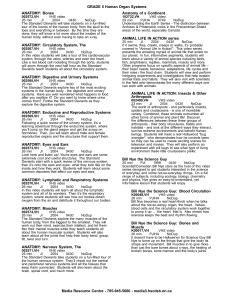 GRADE 5 Human Organ Systems ANATOMY: Bones ANATOMY