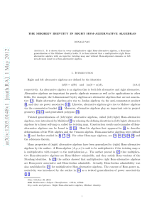 The Mikheev identity in right Hom