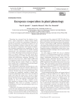 European cooperation in plant phenology