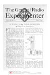 A Tuning-Fork Audio Oscillator - GenRad Experimenter