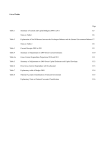 Budget 2009 Statistics and Tables