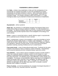 FOODBORNE ILLNESS GLOSSARY 2 x 2 table