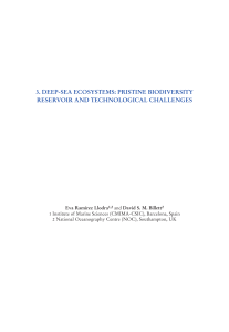 3. deep-sea ecosystems: pristine biodiversity reservoir and