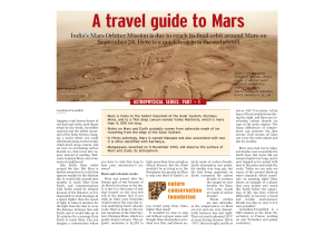 A travel guide to Mars
