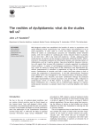 The realities of dyslipidaemia: what do the studies tell us?
