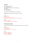 Formatting: %f = fixed-point, or decimal %e = scientific notation %g