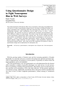 Using Questionnaire Design to Fight Nonresponse Bias in Web