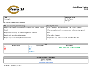 Grade 5 Social Studies Unit 1
